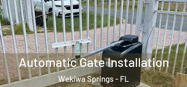 Automatic Gate Installation Wekiwa Springs - FL