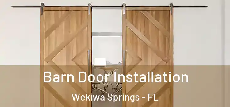  Barn Door Installation Wekiwa Springs - FL
