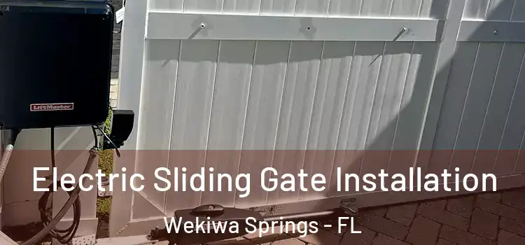 Electric Sliding Gate Installation Wekiwa Springs - FL